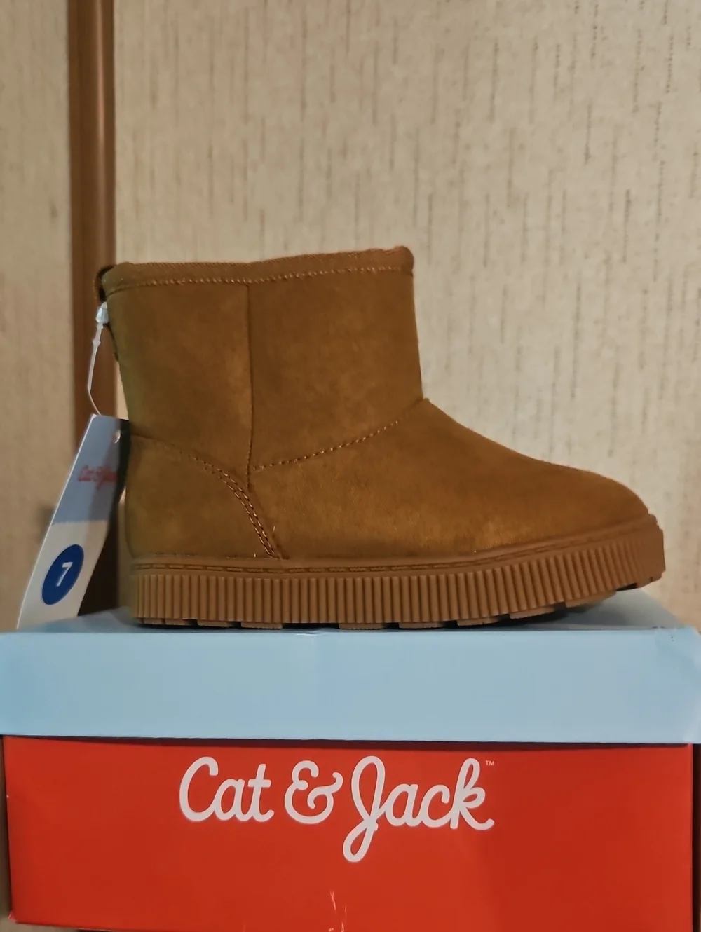 CAT & JACK Toddler Arlo Boots: Cognac: New With Tags: Size 7